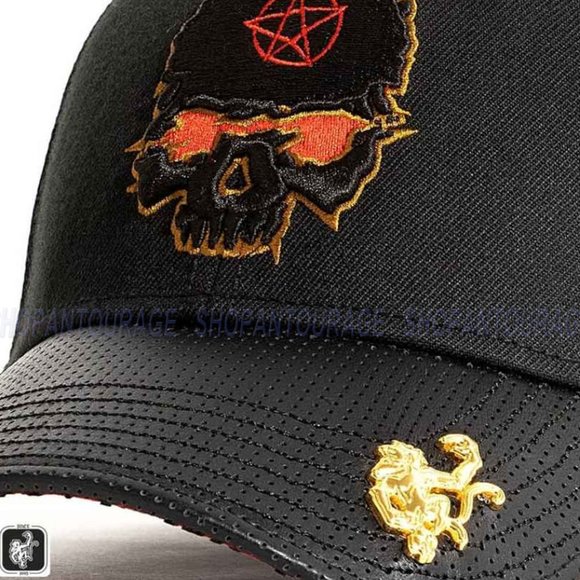 Red Monkey Hell Raiser Black RM1438 New Limited Unisex Trucker Snapback Hat Cap - Picture 5 of 7